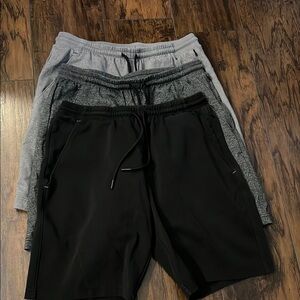 Old Navy Men's Athletic Shorts Set - Black, Gray, Light Gray
